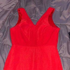 Red cocktail dress